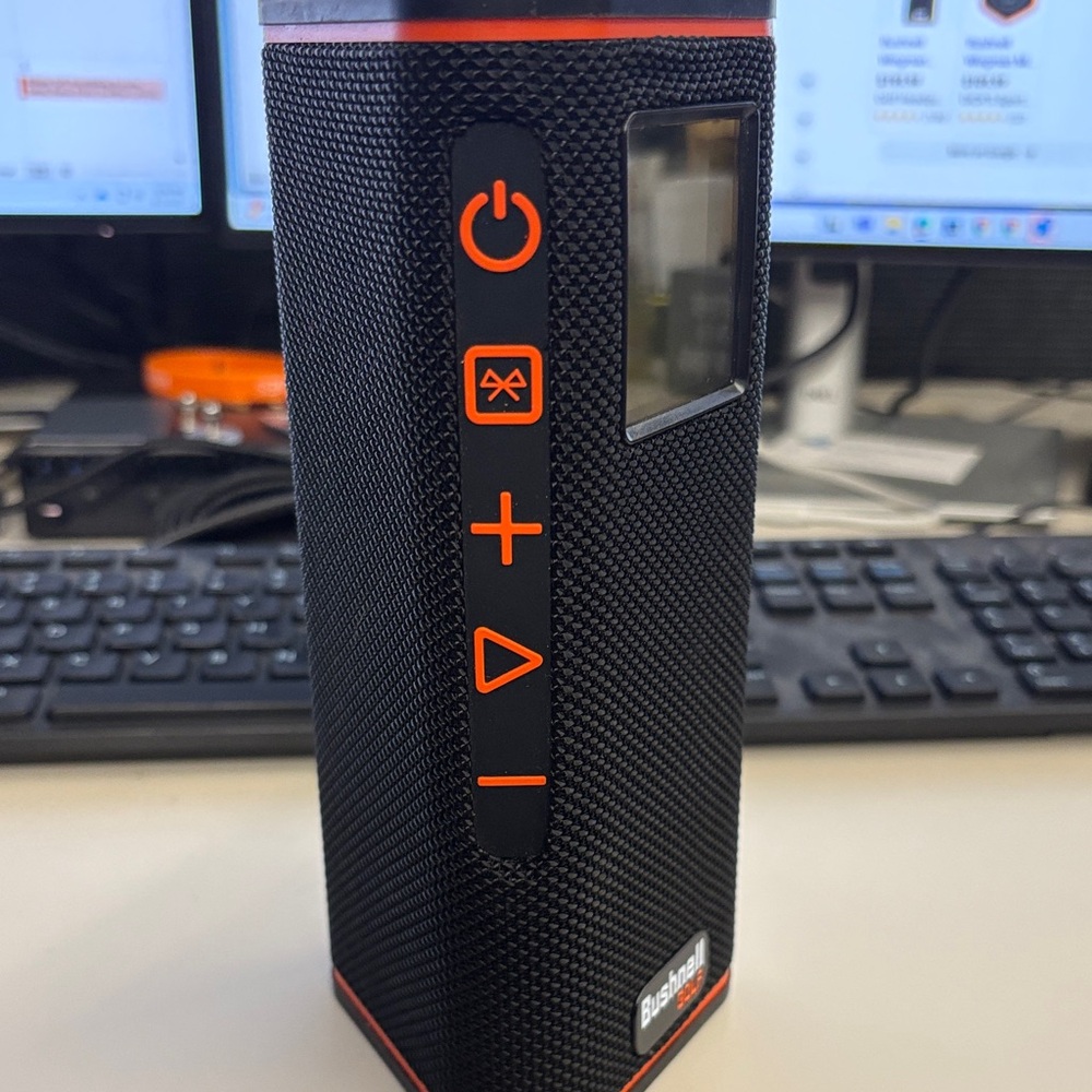 Bushnell Black and Orange Wireless Speaker